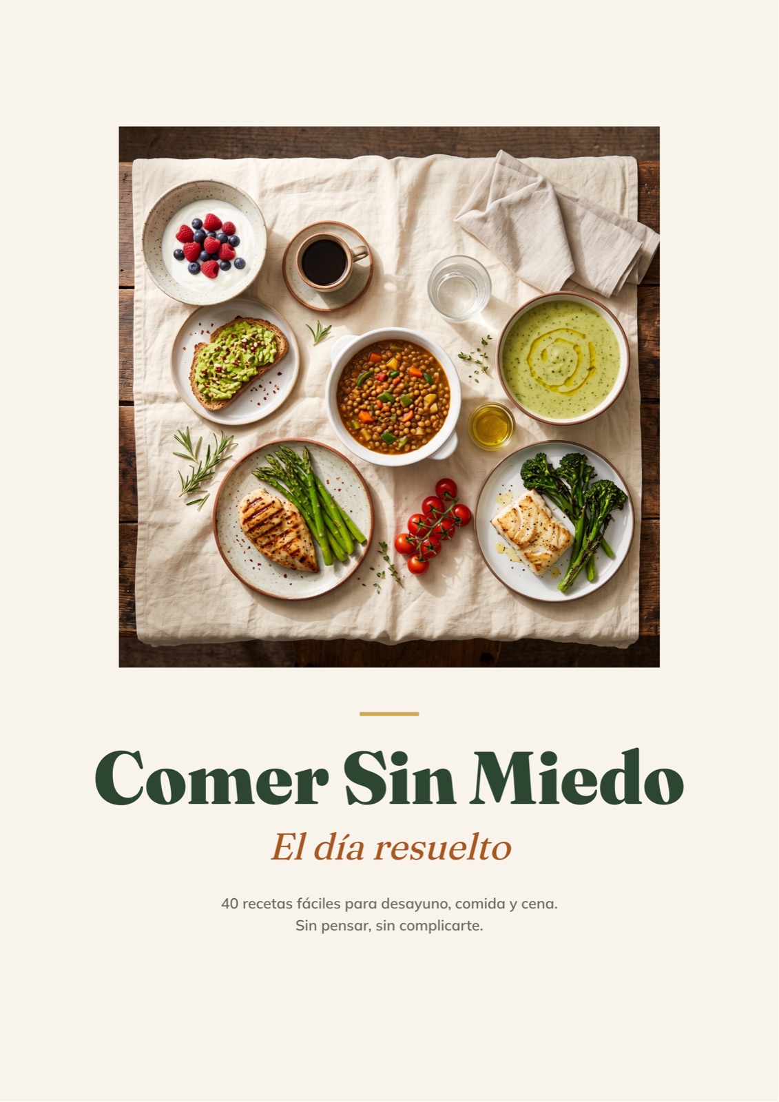Portada del recetario