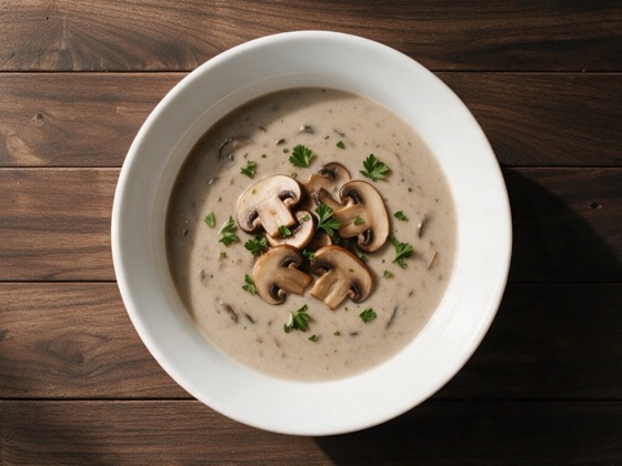 Crema de champiñones